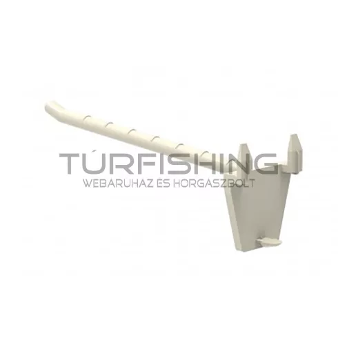 DISPLAY HOOK - SLATWALL SINGLE PRONG BLACK PLASTIC -110MM