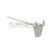 DISPLAY HOOK - SLATWALL SINGLE PRONG BLACK PLASTIC -110MM