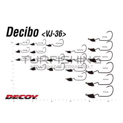 Decoy JIG FEJ OFFSET DECOY VJ-36 DECIBO VIOLENCE #2 2.5gr