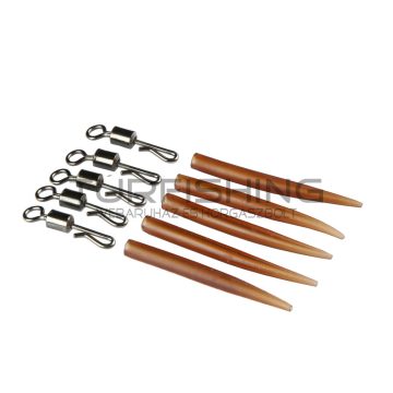   CARP ACADEMY Gyorscsatlakozó szilikoncsővel 5+5db  L  (356417)