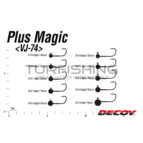 Decoy JIG FEJ DECOY VJ-74 PLUS MAGIC #2 2.5gr