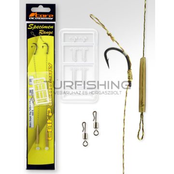 CARP ACADEMY Basic Super Rig Teflon 2-es méret 2db/cs