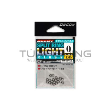   Decoy KULCSKARIKA SPLIT RING DECOY R-1 LIGHT CLASS BLACK 2 30lbs