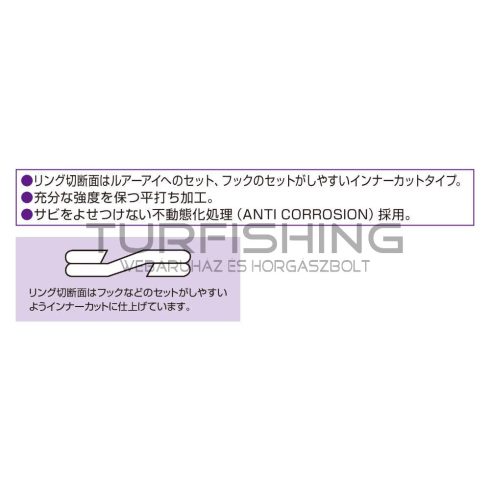 Decoy KULCSKARIKA SPLIT RING DECOY R-3 MEDIUM CLASS SILVER 7 90lbs