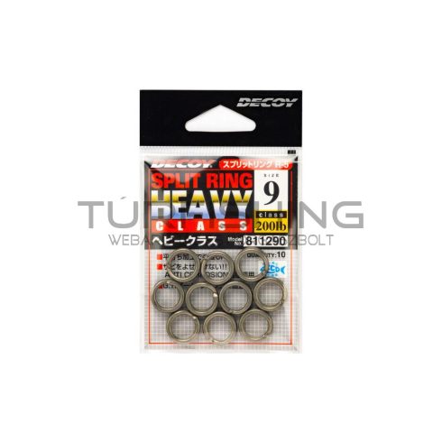 Decoy KULCSKARIKA SPLIT RING DECOY R-5 HEAVY CLASS SILVER 8 150lbs