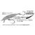 Decoy HOROG DECOY AREA TYPE III AH-3 MAT BLACK #10 Barbless