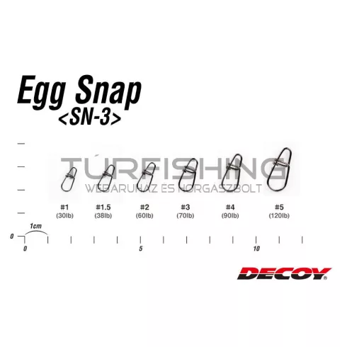 Decoy KAPOCS DECOY SN-3 EGG SNAP 2 60lbs