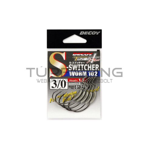 Decoy OFFSET HOROG SÚLYOZOTT DECOY WORM 102 S-SWICHER #4/0 1.5gr