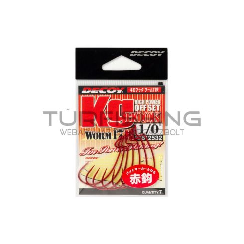 Decoy OFFSET HOROG DECOY WORM 17R KG 2 Blood Red