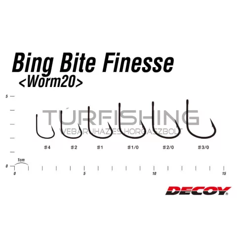 Decoy HOROG DECOY WORM 20 BIG BAIT FINESSE 2/0