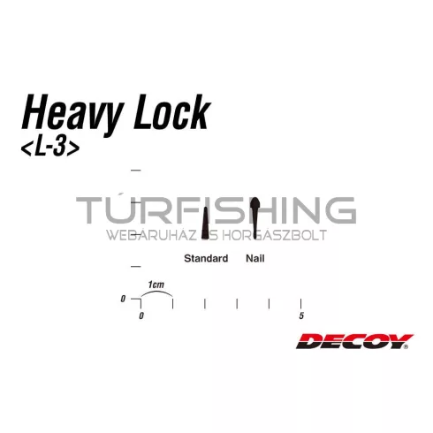 Decoy ÜTKÖZŐ DECOY L-3 HEAVY LOCK NAIL 12-25lbs