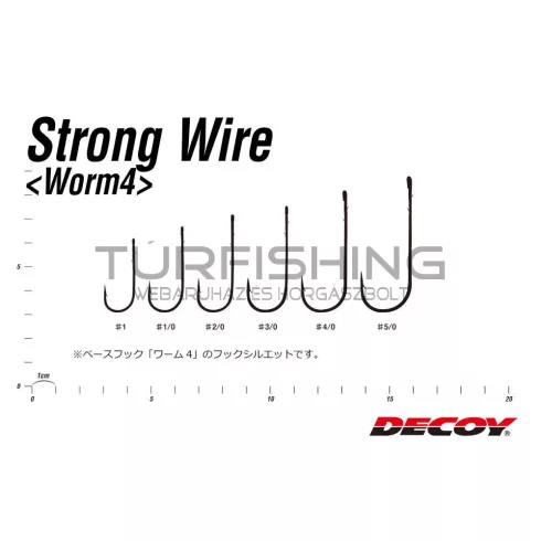 Decoy HOROG DECOY WORM 144 FLIPPIN STRAIGHT #5/0