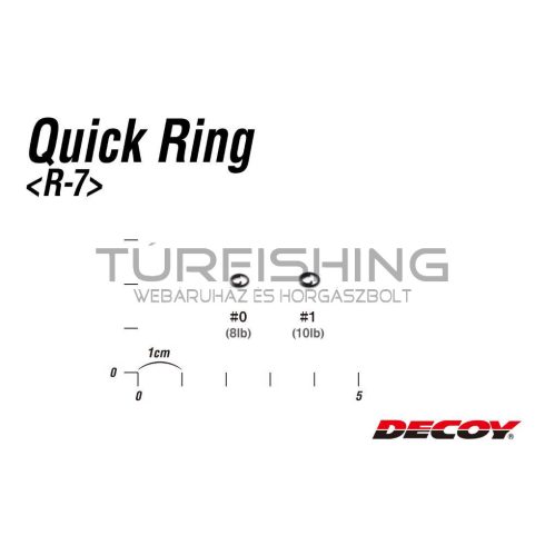 Decoy KULCSKARIKA DECOY R-7 QUICK RING 1 10lbs