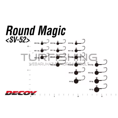 Decoy JIG FEJ DECOY SV-52 ROUND MAGIC #6 2.5gr