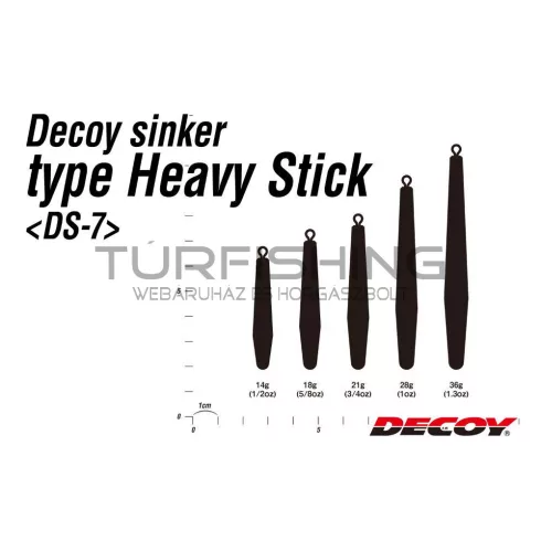 Decoy ÓLOM DECOY DS-7 SINKER TYPE HEAVY STICK 21gr