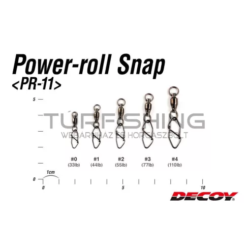 Decoy FORGÓKAPOCS DECOY POWERROLL SNAP PR-11 0 33lbs