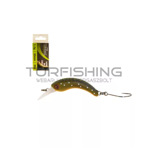 WIZARD VIPER BUG CRANK WOBBLER 1,2G 001 3 cm
