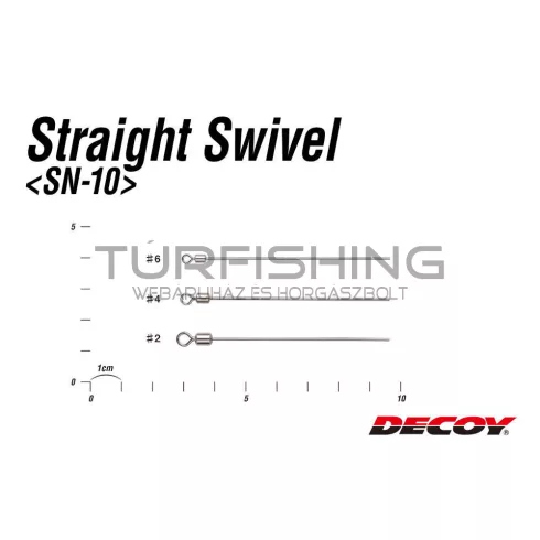 Decoy FORGÓ DECOY SN-10 STRAIGHT SWIVEL 6