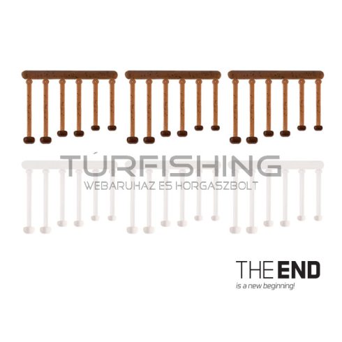 THE END Elasztikus csalistopper / 36db 18,21,25 mm mix