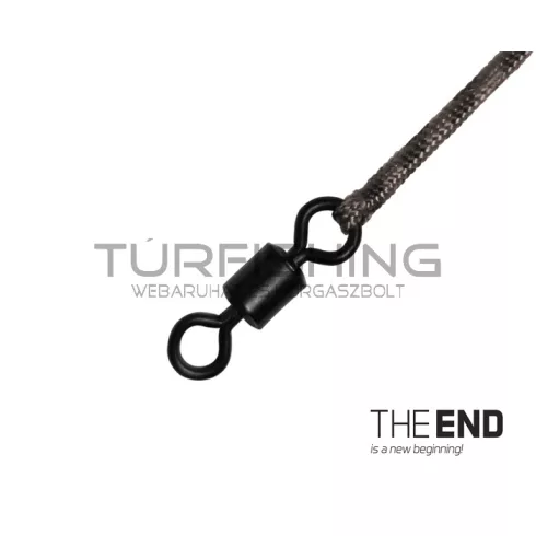 THE END Leadcore + swivel kötött horog / 3db 1m