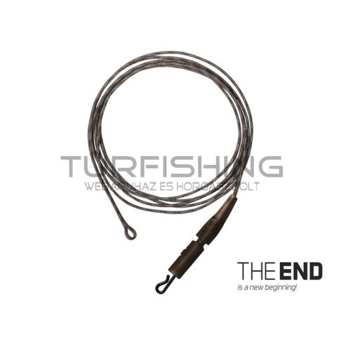 THE END Leadcore + PIN clip kötött horog / 3db 1m