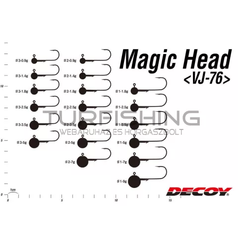 Decoy JIG FEJ DECOY VJ-76 MAGIC HEAD #3 2.5gr
