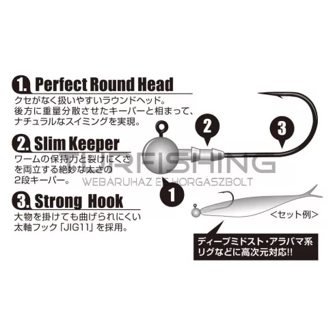 Decoy JIG FEJ DECOY VJ-30 STANDARD HEAD #3/0 7gr