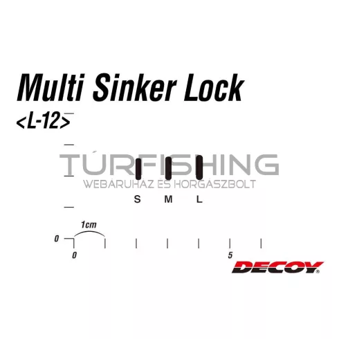 Decoy ÜTKÖZŐ DECOY L-12 MULTI SINKER LOCK S