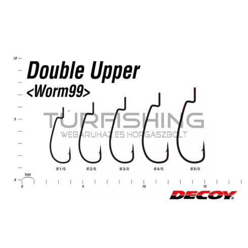 Decoy OFFSET HOROG DECOY WORM 99 DOUBLE UPPER #3/0