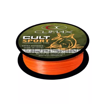 Climax CLIMAX CULT CARP SPORT MONO ORANGE 1000m 0.20mm