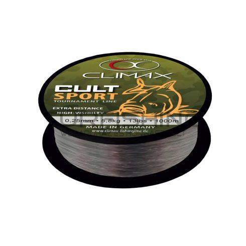 Climax CLIMAX CULT CARP SPORT MONO GREY 1000m 0.20mm