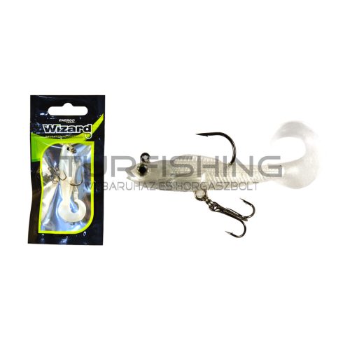 WIZARD SWIMBAIT TWISTER SHAD 2 INCH WHITE