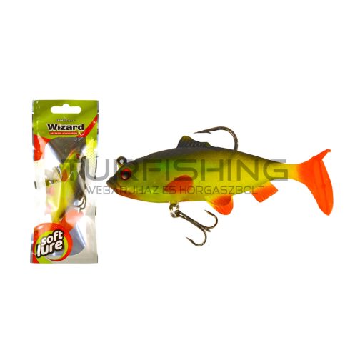 WIZARD SWIMBAIT PERCH 4 INCH  GREEN YELLOW