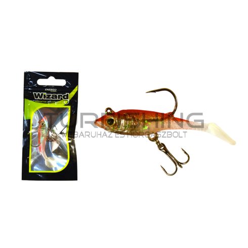 WIZARD SWIMBAIT MINNOW  2 INCH HOLLOWRED