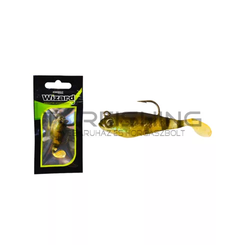 WIZARD SWIMBAIT PADDLE SHAD 3 INCH REALGOLD