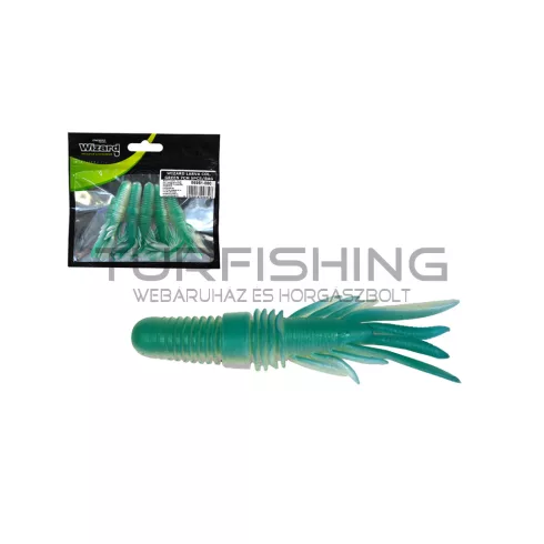 WIZARD bass grub  COL. BLUE 7CM 5PCS/BAG