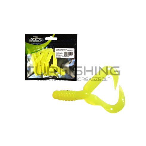 WIZARD HARPEX TWIST DOUBLE  LIME 7CM 5PCS/BAG