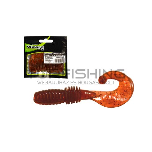 WIZARD HARPEX TWIST WHITE 5CM 10PCS/BAG