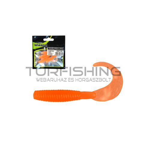 WIZARD HARPEX TWIST FLUORANGE 5CM 5PCS/BAG