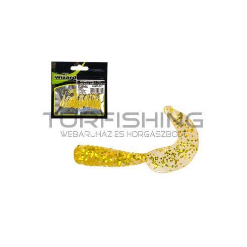 WIZARD HARPEX TWIST CLEAR-GOLD 3CM 15PCS/BAG