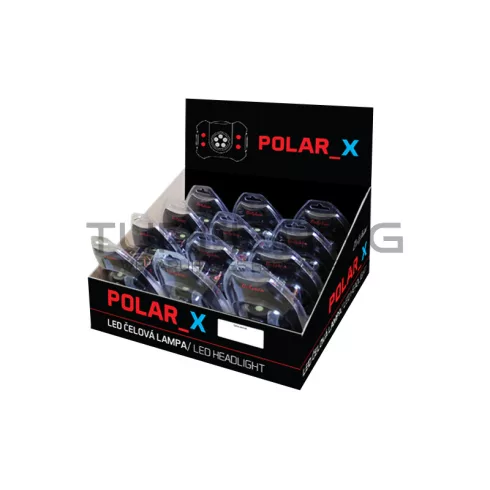 Fejlámpa Delphin POLAR_X 5+4 LED