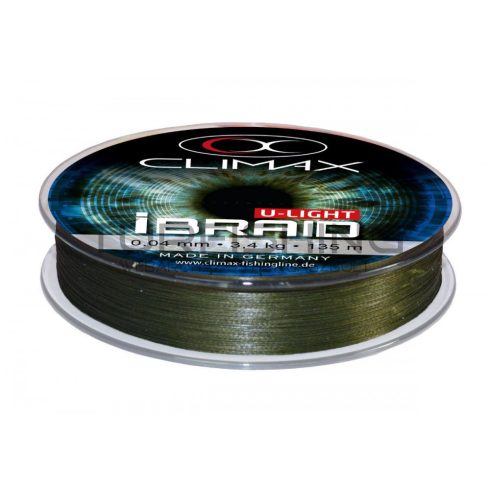 Climax CLIMAX iBRAID U-LIGHT MOSSGREEN 135m 0.04mm 3.0kg