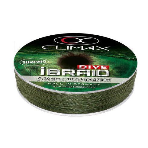 Climax CLIMAX iBRAID DIVE SINKING OLIVE GREEN 135m 0.08mm 3.2kg