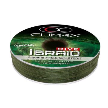   Climax CLIMAX iBRAID DIVE SINKING OLIVE GREEN 275m 0.15mm 7.5kg