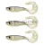 NEVIS Twister Shad Vantage 3db/cs /ezüst-fekete/