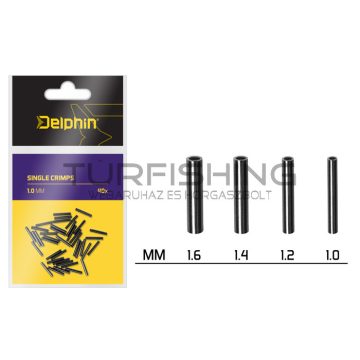 Delphin Single CRIMPS / 40db 1.0mm