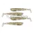 NEVIS Impulse Shad 10cm 4db/cs Arany Flitter