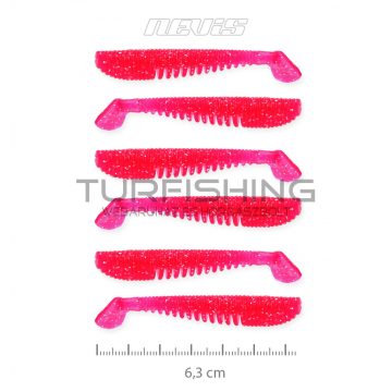 NEVIS Impulse Shad 6.3cm 6db/cs Pink Flitter