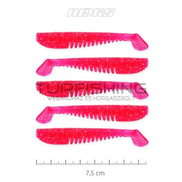 NEVIS Impulse Shad 7.5cm 5db/cs Pink Flitter