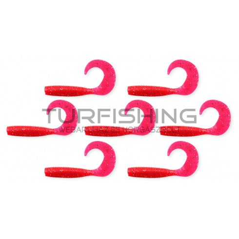 NEVIS Twister 6cm  7db/cs piros flitter